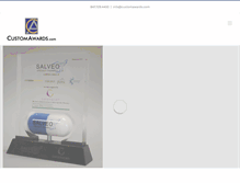Tablet Screenshot of customawards.com